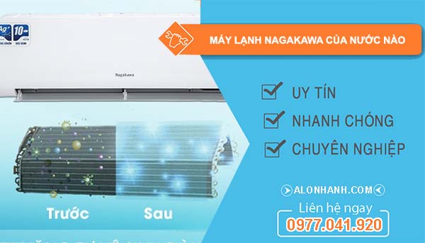 dòng máy lạnh nagakawa của nước nào