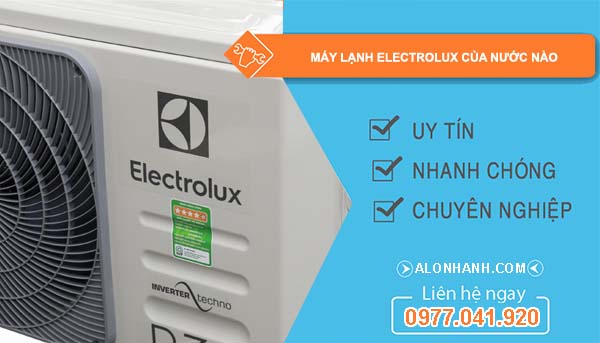 hiệu máy lạnh electrolux của nước nào