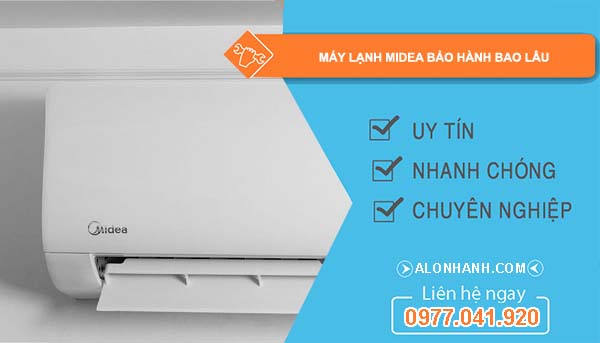 hiệu máy lạnh midea bảo hành bao lâu