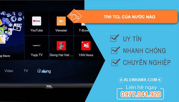 hiệu tivi tcl của nước nào