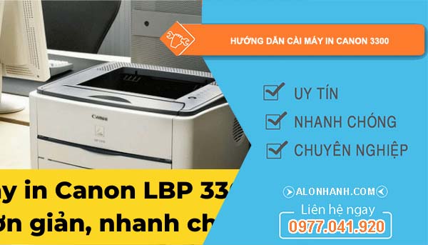 hướng dẫn cài máy in canon 3300 đúng