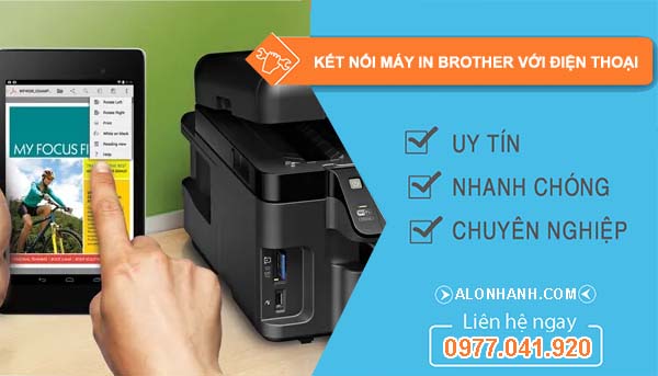 kết nối máy in brother với điện thoại