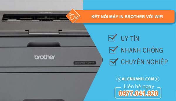 kết nối máy in brother với wifi