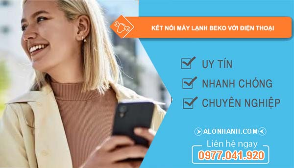 kết nối máy lạnh beko với điện thoại