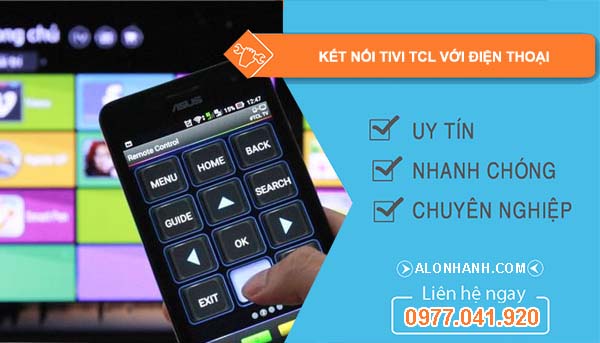 kết nối tivi tcl với điện thoại