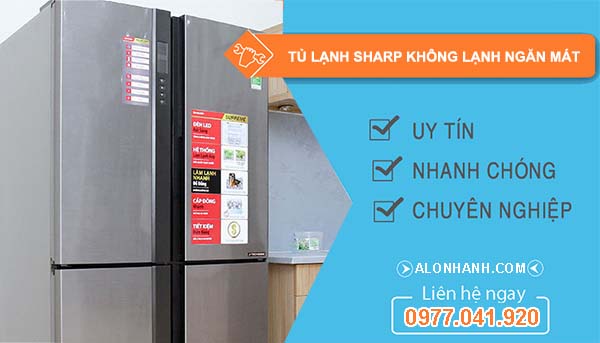 khắc phục tủ lạnh sharp không lạnh ngăn mát