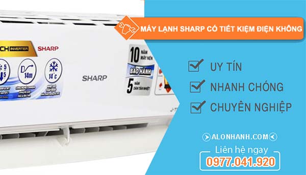 máy lạnh sharp có tiết kiệm điện không