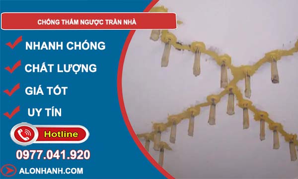 phương pháp chống thấm ngược trần nhà