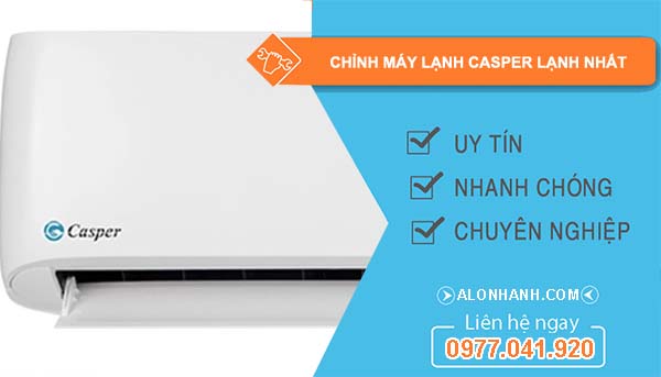 tìm cách chỉnh máy lạnh casper lạnh nhất