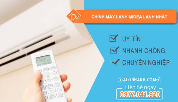 tìm cách chỉnh máy lạnh midea lạnh nhất