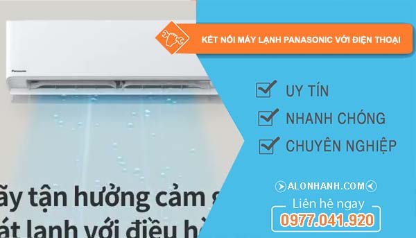 tìm cách kết nối máy lạnh panasonic với điện thoại