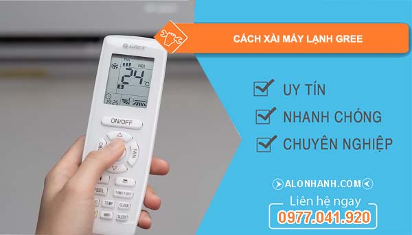 tìm cách xài máy lạnh gree