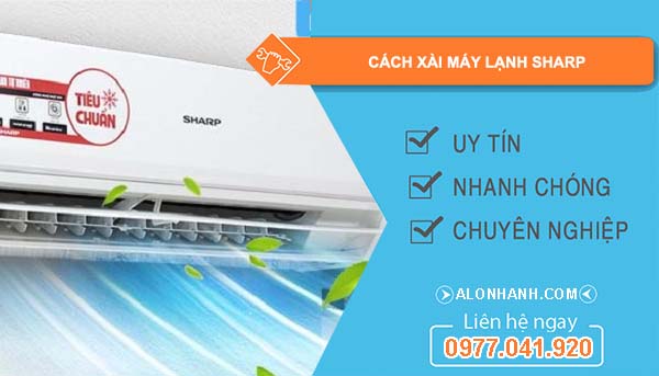 tìm cách xài máy lạnh sharp