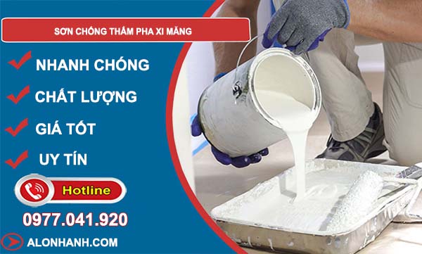 tìm công thức sơn chống thấm pha xi măng