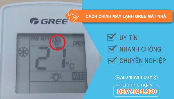 tìm hiểu cách chỉnh máy lạnh gree mát nhất