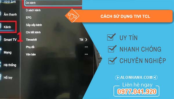 tìm hiểu cách sử dụng tivi tcl