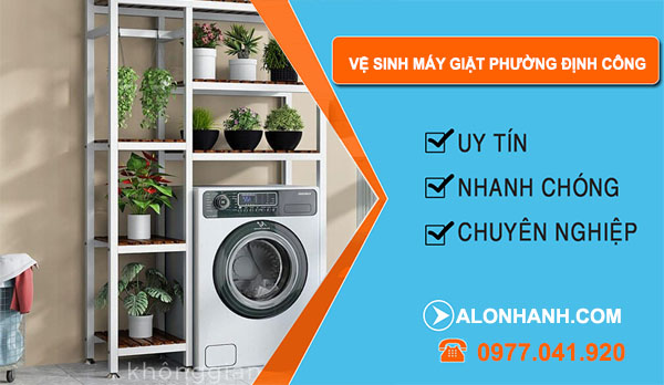 Vệ Sinh Máy Giặt Tại Phường Định Công