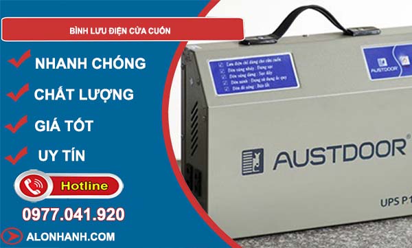 bình lưu điện cửa cuốn