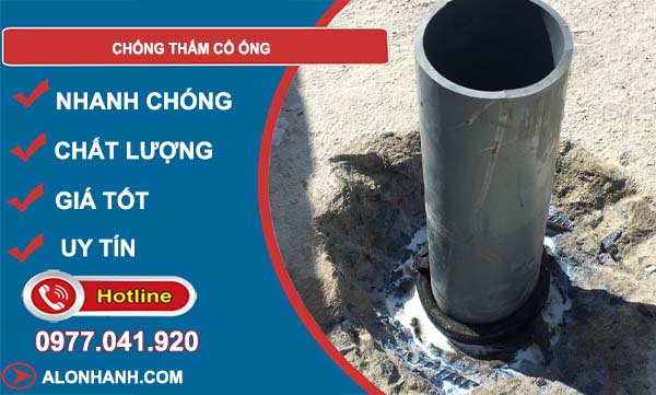 cách chống thấm cổ ống