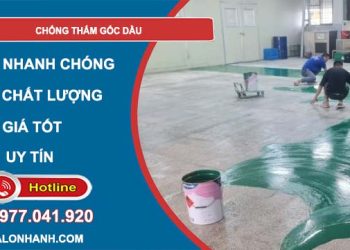 cách chống thấm gốc dầu