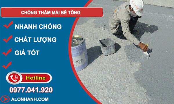 cách chống thấm mái bê tông
