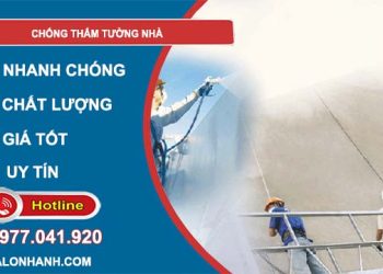 cách chống thấm tường nhà