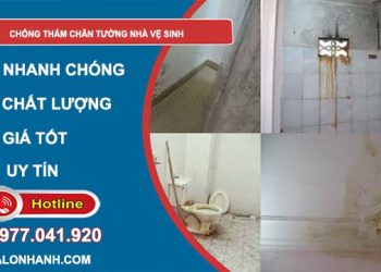 chống thấm chân tường nhà vệ sinh