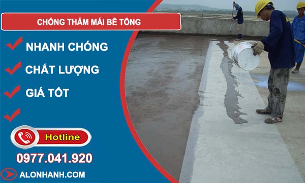 chống thấm mái bê tông