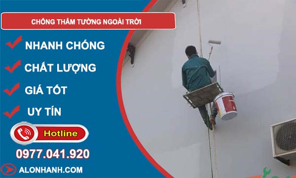 chống thấm tường ngoài trời 