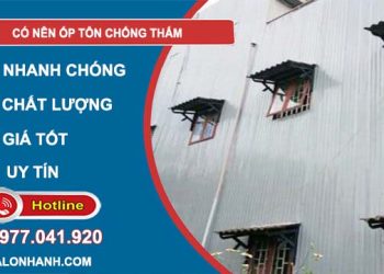 có nên ốp tôn chống thấm