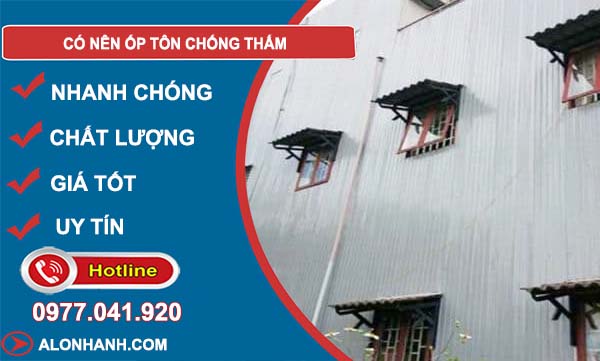 có nên ốp tôn chống thấm