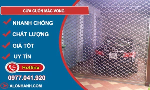 dòng cửa cuốn mắc võng