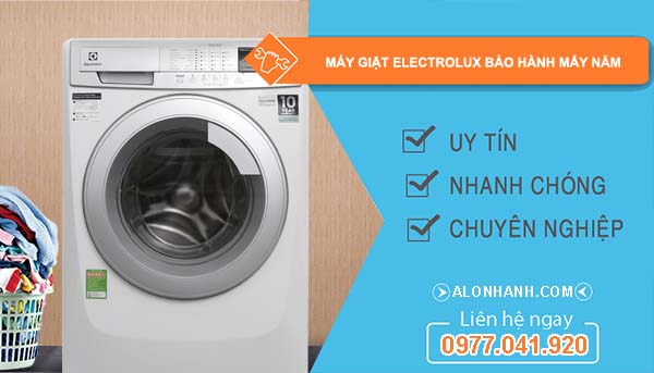 dòng máy giặt electrolux bảo hành mấy năm