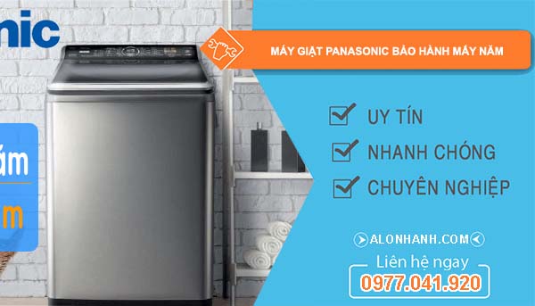 dòng máy giặt panasonic bảo hành mấy năm