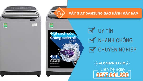 dòng máy giặt samsung bảo hành mấy năm