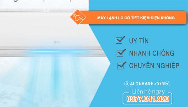 dòng máy lạnh lg có tiết kiệm điện không