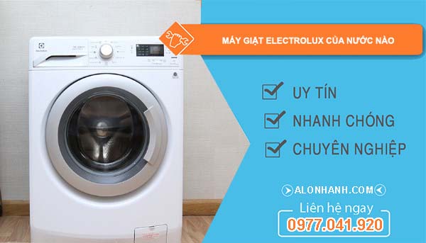 hiệu máy giặt electrolux của nước nào