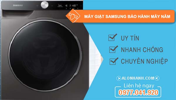 hiệu máy giặt samsung bảo hành mấy năm