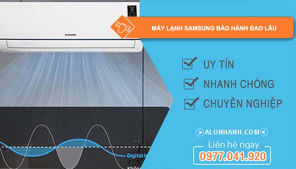 hiệu máy lạnh samsung bảo hành bao lâu