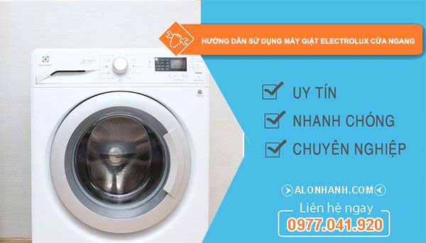 hướng dẫn sử dụng máy giặt electrolux cửa ngang đúng