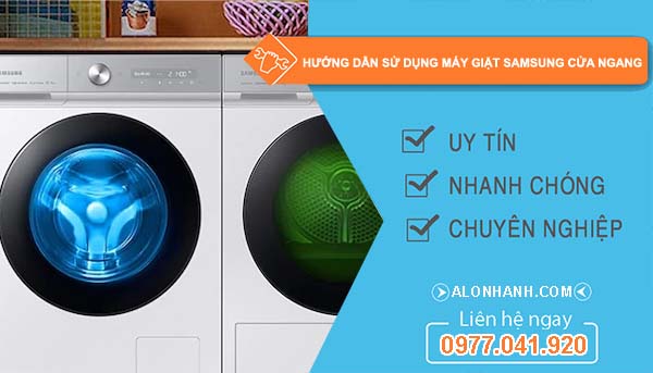 hướng dẫn sử dụng máy giặt samsung cửa ngang