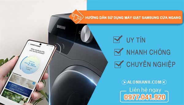 hướng dẫn sử dụng máy giặt samsung cửa ngang