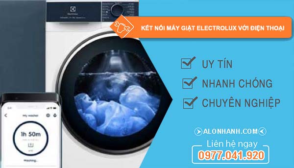 kết nối máy giặt electrolux với điện thoại