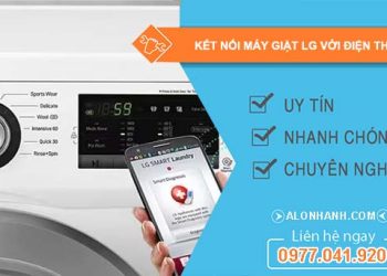 kết nối máy giặt lg với điện thoại