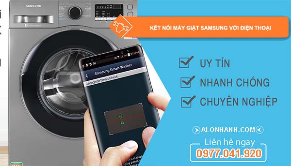 kết nối máy giặt samsung với điện thoại