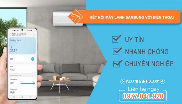 kết nối máy lạnh samsung với điện thoại
