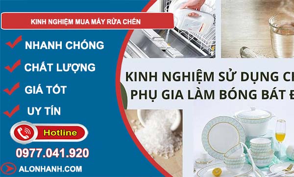 kinh nghiệm mua máy rửa chén tốt