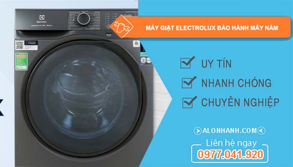 máy giặt electrolux bảo hành mấy năm