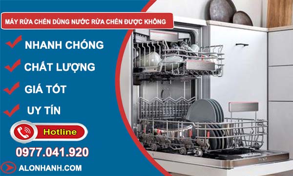máy rửa chén dùng nước rửa chén được không