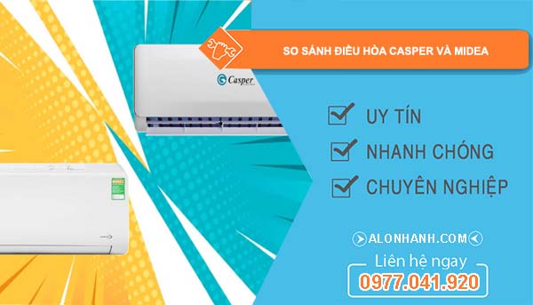 so sánh điều hòa casper và midea